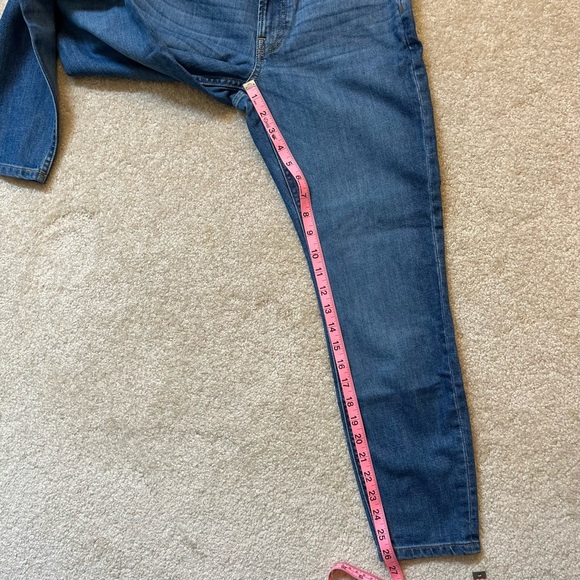 Everlane Jeans Womens 27 Blue Ankle Denim Mid Rise Skinny Cotton Blend Medium - Picture 8 of 10